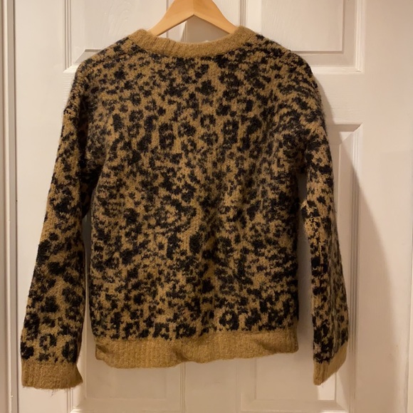 Madewell Pullover Alpaca & Wool Blend Animal Print Sweater NWT - Picture 14 of 16